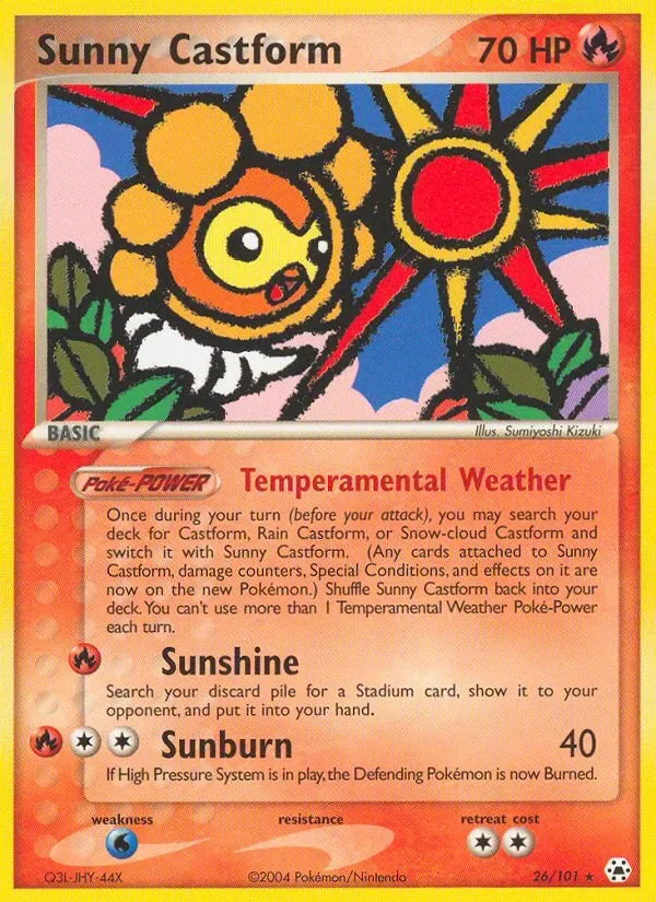 Sunny Castform, Hidden Legends