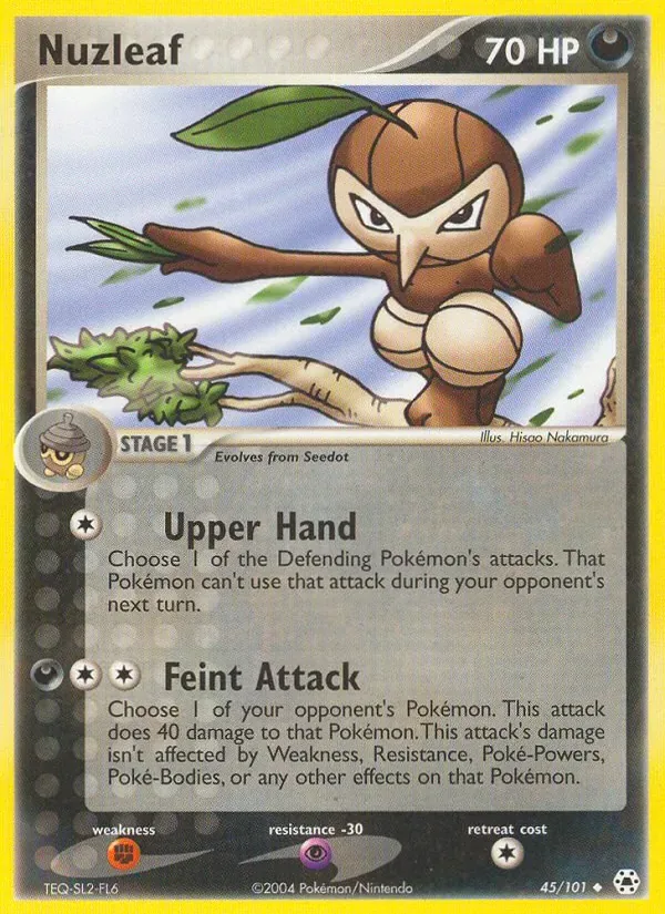 Nuzleaf, Hidden Legends