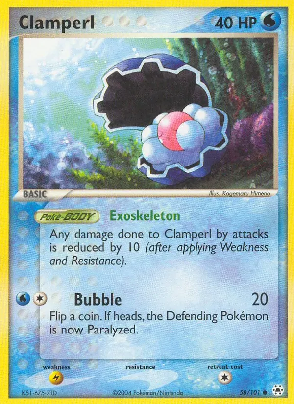 Clamperl, Hidden Legends