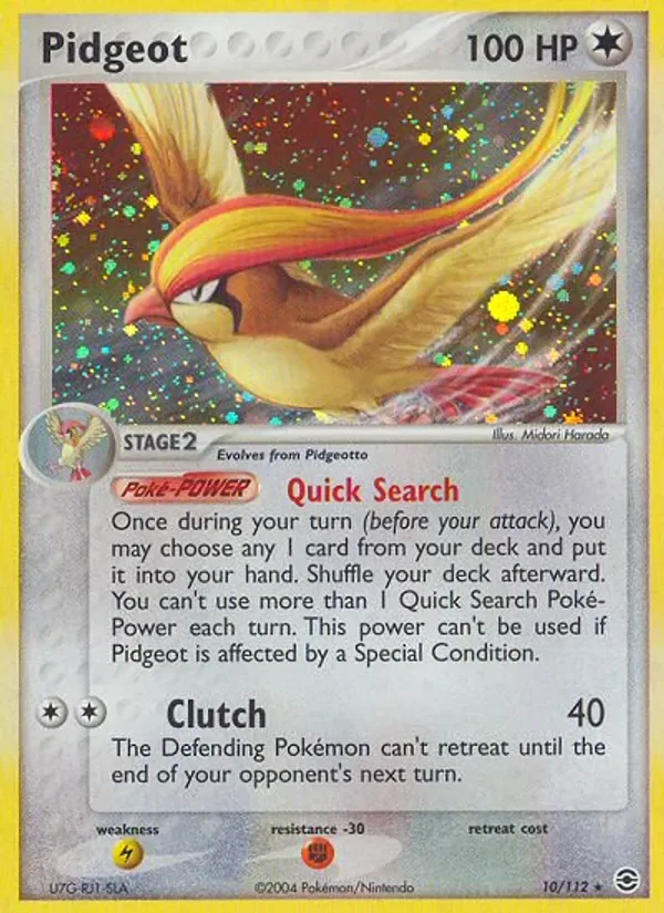 Pidgeot, FireRed & LeafGreen