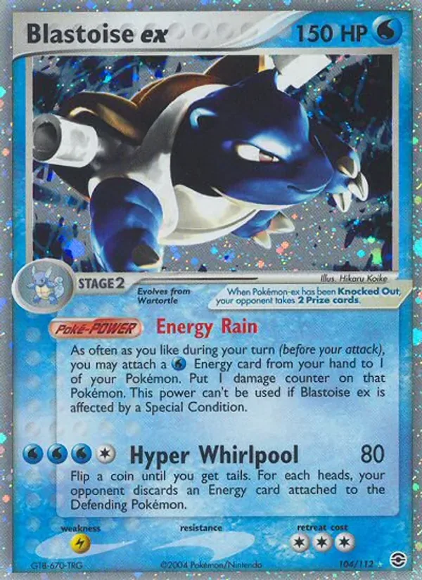 Blastoise ex, FireRed & LeafGreen