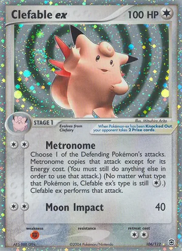 Clefable ex, FireRed & LeafGreen