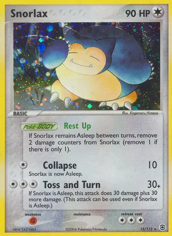 Snorlax, FireRed & LeafGreen