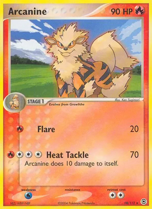 Arcanine, FireRed & LeafGreen