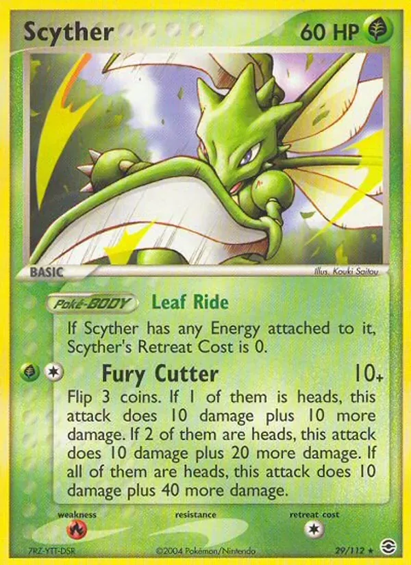 Scyther, FireRed & LeafGreen