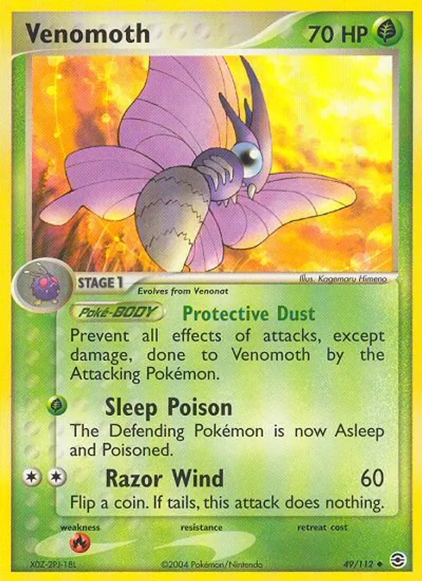 Venomoth, FireRed & LeafGreen