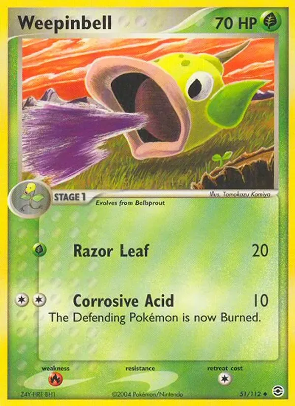 Weepinbell, FireRed & LeafGreen