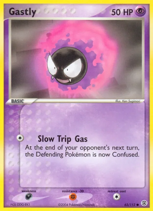 Gastly, FireRed & LeafGreen