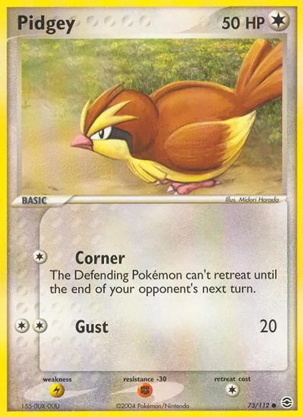Pidgey, FireRed & LeafGreen