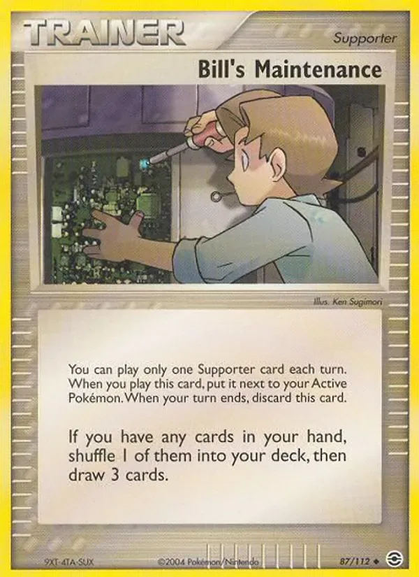 Bill's Maintenance, FireRed & LeafGreen