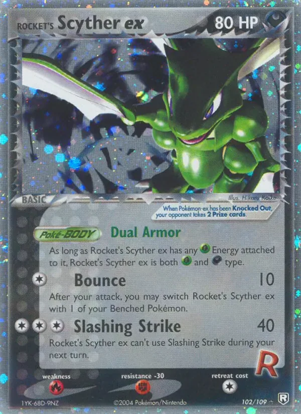 Rocket's Scyther ex, Team Rocket Returns
