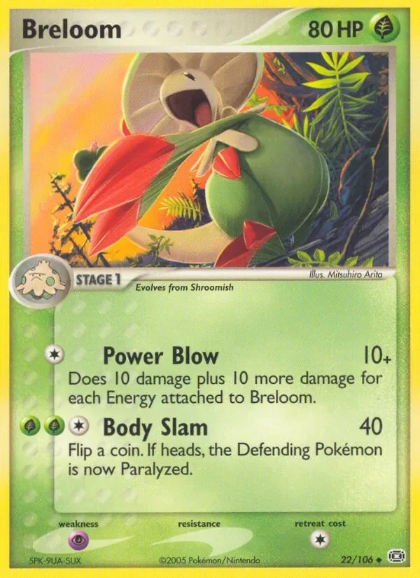 Breloom, Emerald