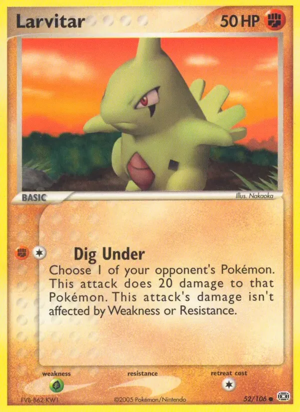 Larvitar, Emerald