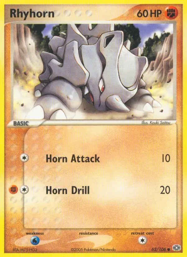 Rhyhorn, Emerald