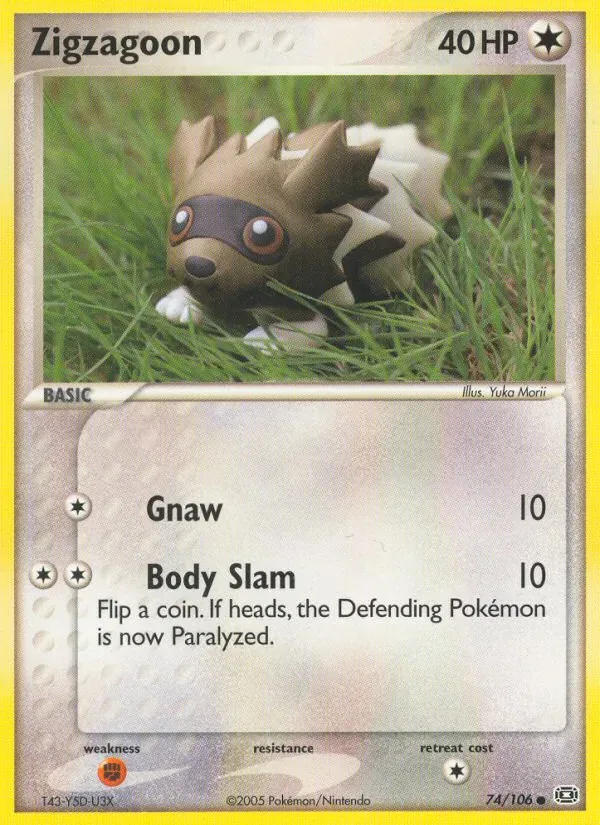 Zigzagoon, Emerald