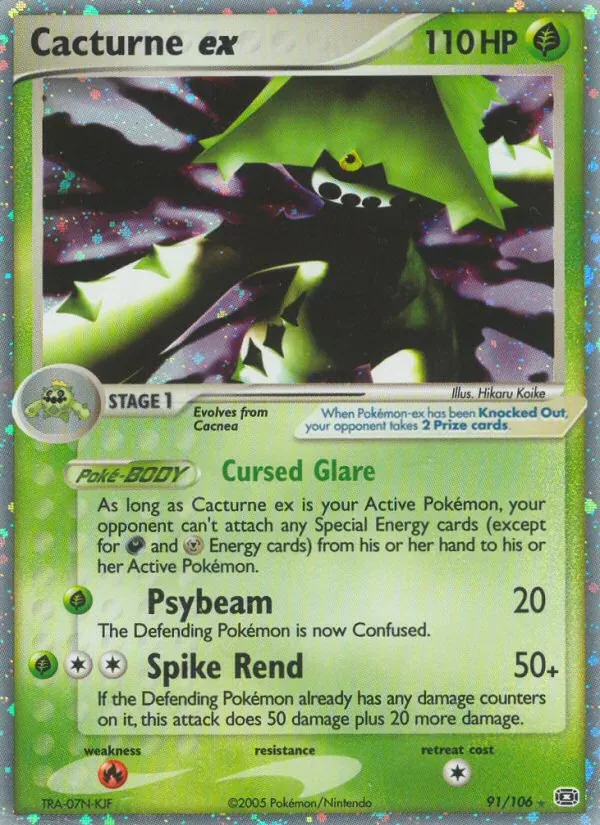 Cacturne ex, Emerald
