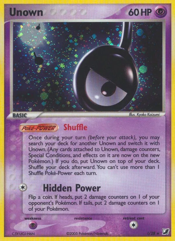Unown, Unseen Forces Unown Collection