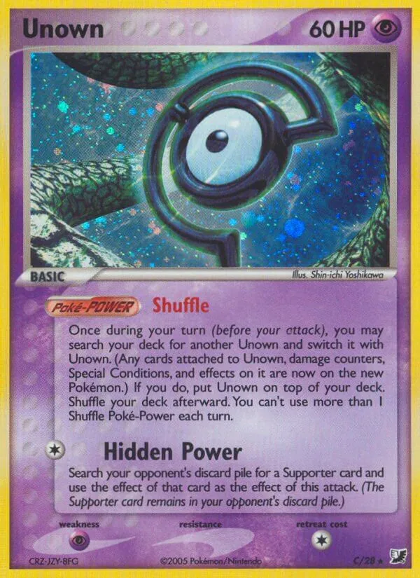 Unown, Unseen Forces Unown Collection