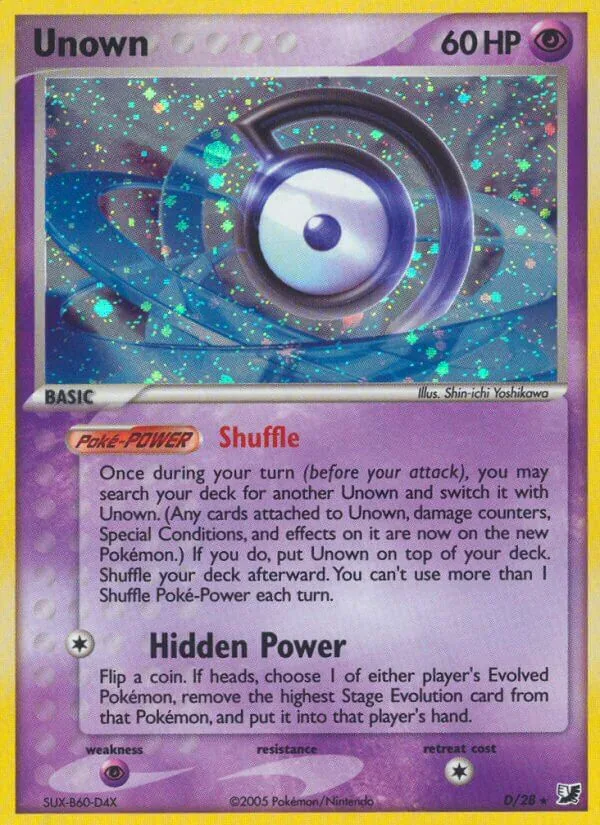 Unown, Unseen Forces Unown Collection