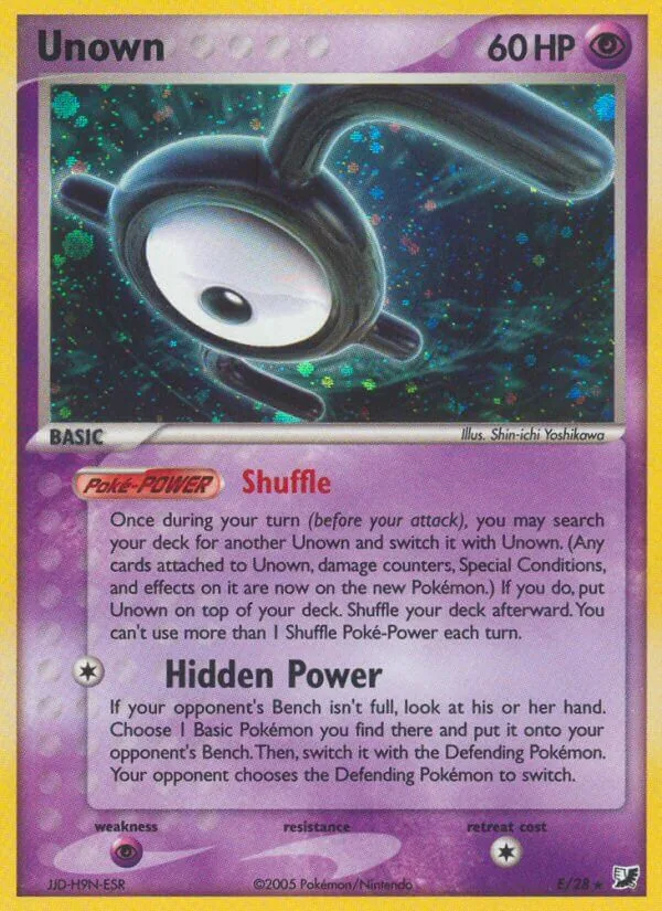 Unown, Unseen Forces Unown Collection