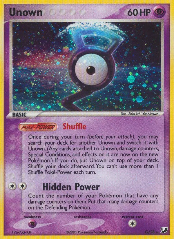 Unown, Unseen Forces Unown Collection
