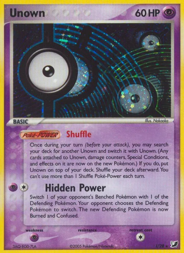 Unown, Unseen Forces Unown Collection