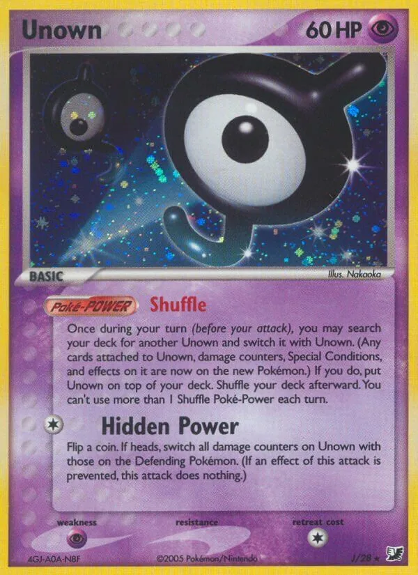 Unown, Unseen Forces Unown Collection