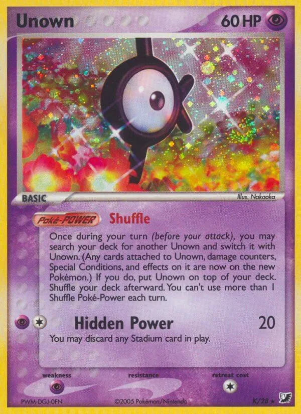 Unown, Unseen Forces Unown Collection