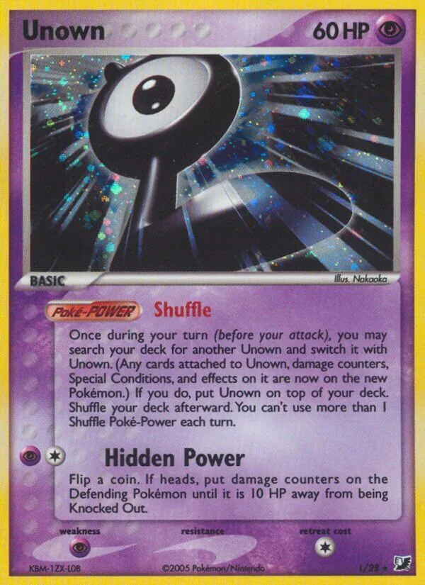 Unown, Unseen Forces Unown Collection