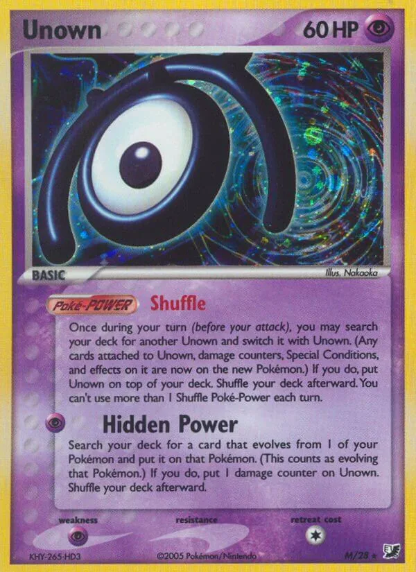 Unown, Unseen Forces Unown Collection