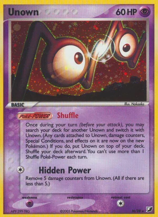 Unown, Unseen Forces Unown Collection