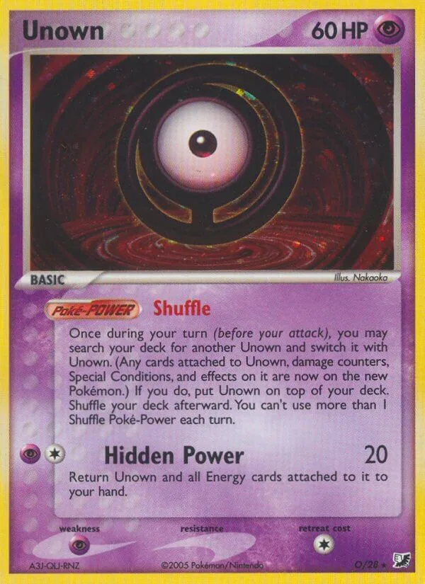 Unown, Unseen Forces Unown Collection