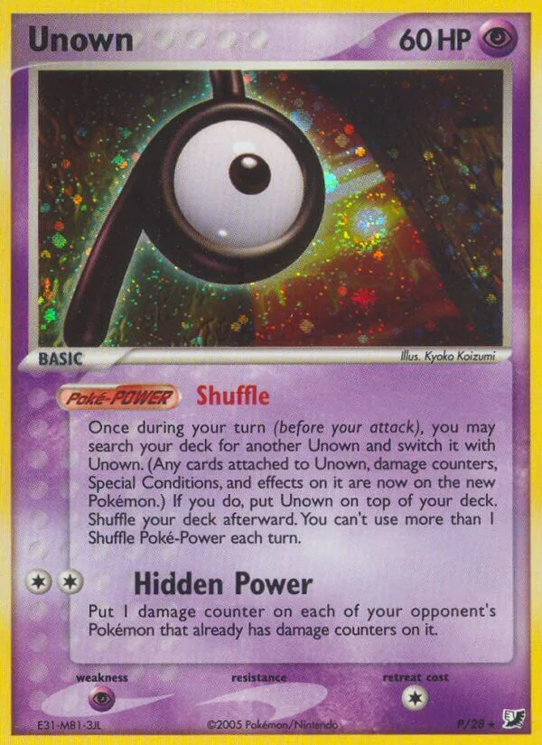 Unown, Unseen Forces Unown Collection