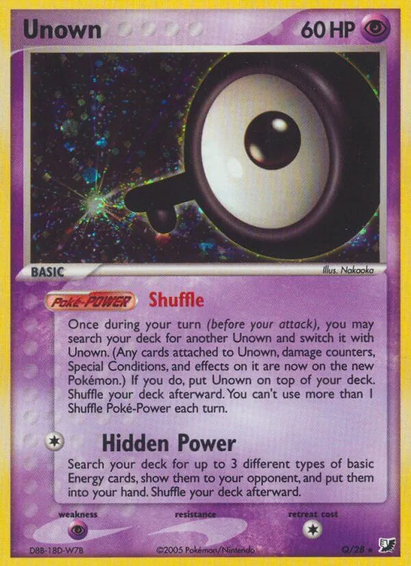 Unown, Unseen Forces Unown Collection