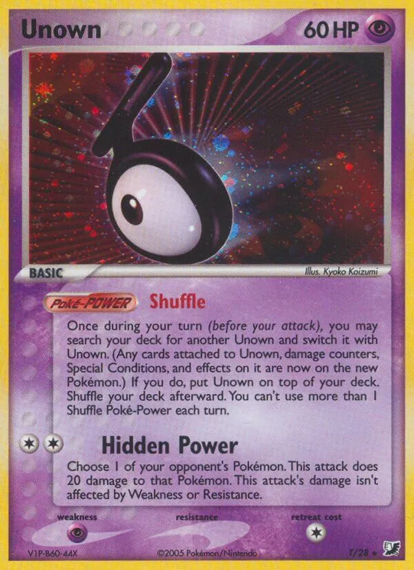 Unown, Unseen Forces Unown Collection
