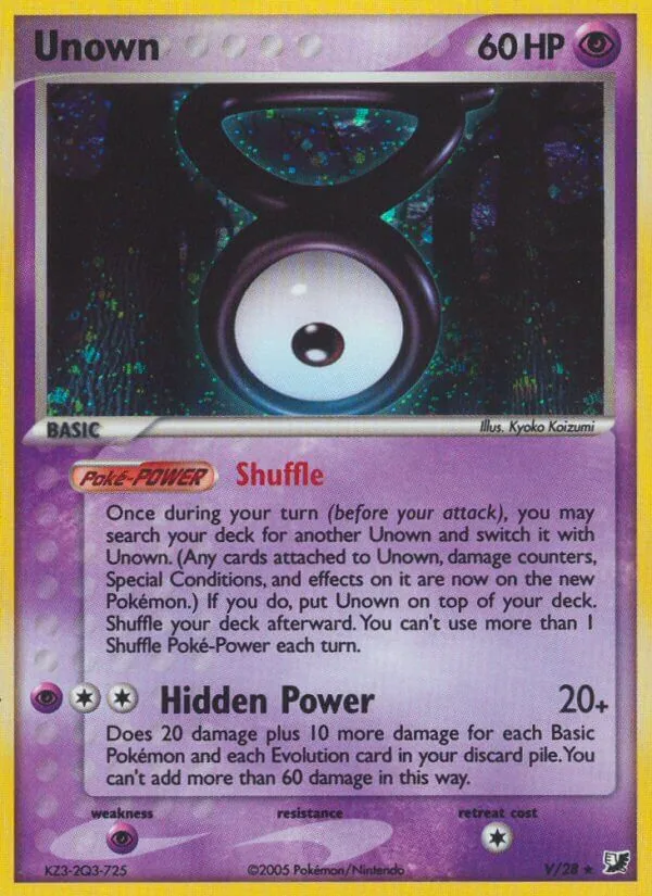 Unown, Unseen Forces Unown Collection