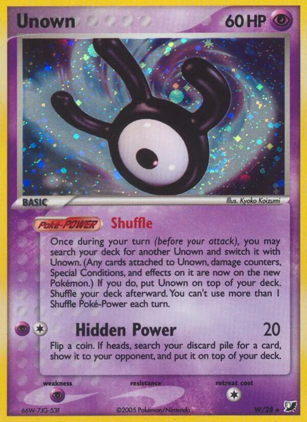 Unown, Unseen Forces Unown Collection
