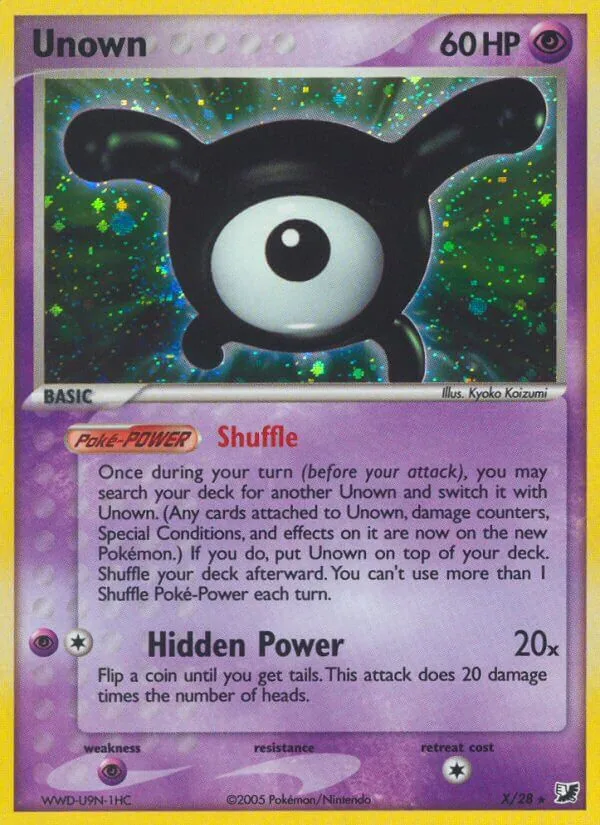 Unown, Unseen Forces Unown Collection