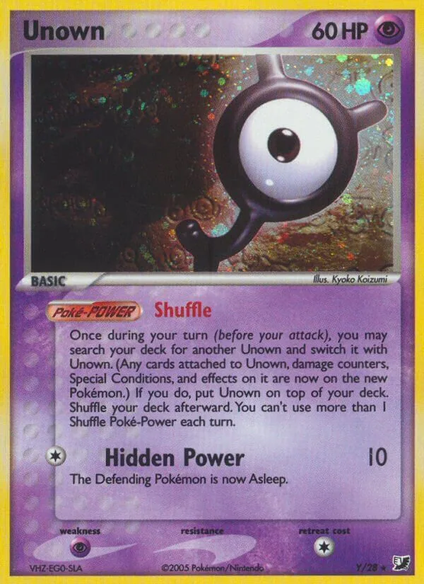 Unown, Unseen Forces Unown Collection