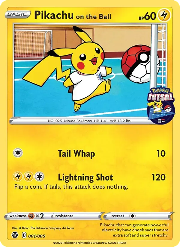 Pikachu on the Ball, Pokémon Futsal 2020