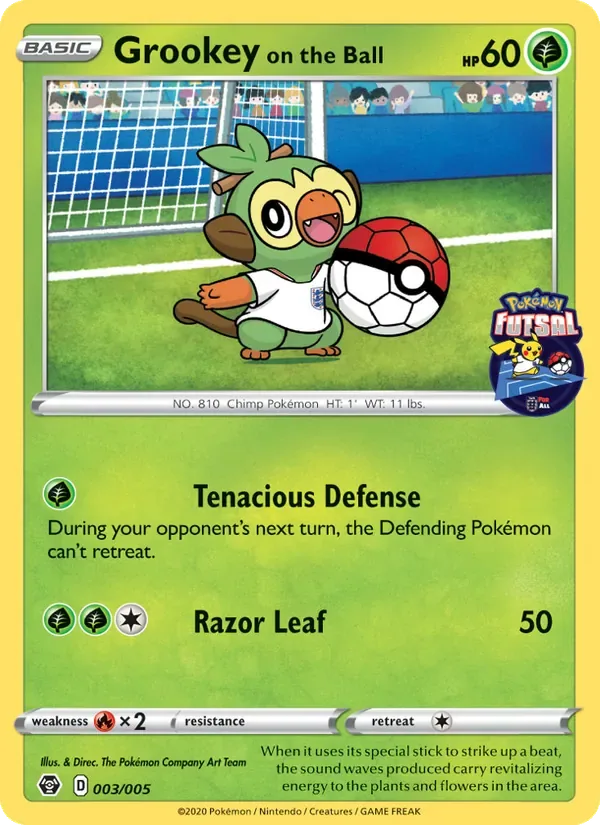 Grookey on the Ball, Pokémon Futsal 2020