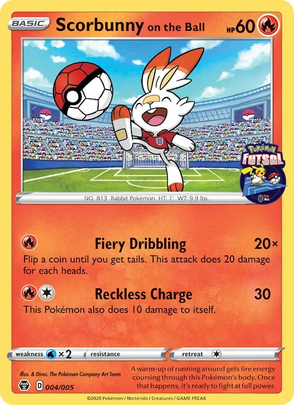 Scorbunny on the Ball, Pokémon Futsal 2020