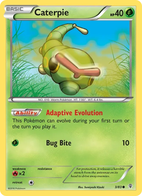 Caterpie, Generations