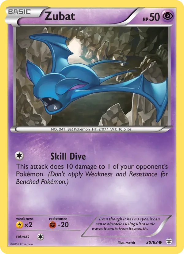 Zubat, Generations