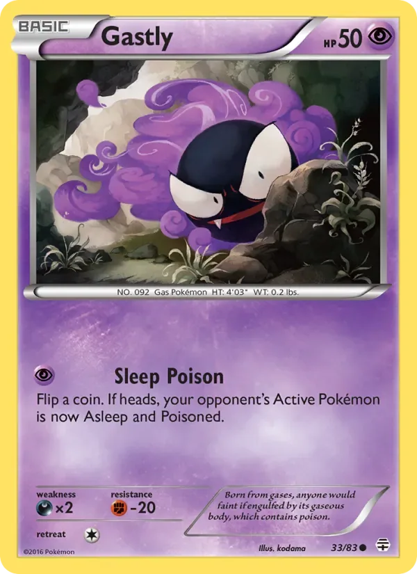 Gastly, Generations
