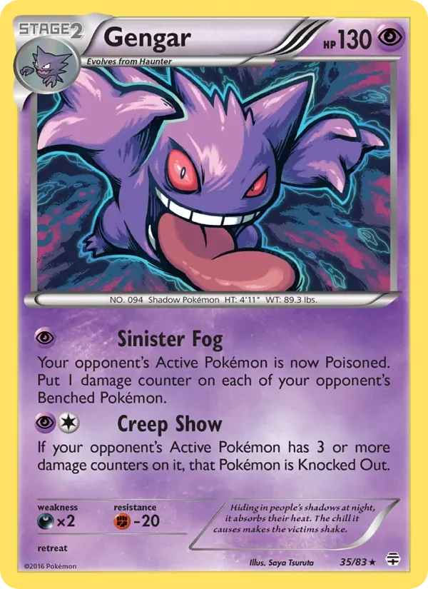 Gengar, Generations