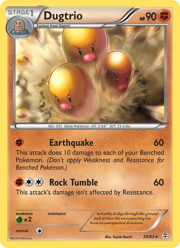 Dugtrio, Generations