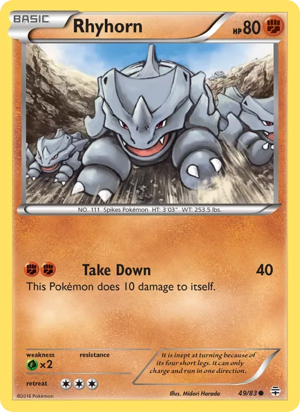 Rhyhorn, Generations