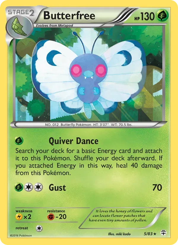 Butterfree, Generations