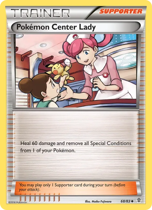 Pokémon Center Lady, Generations
